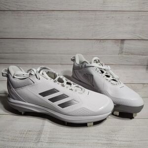 adidas Icon 7 Baseball Cleat Men's 13 White New FZ1557 Metal